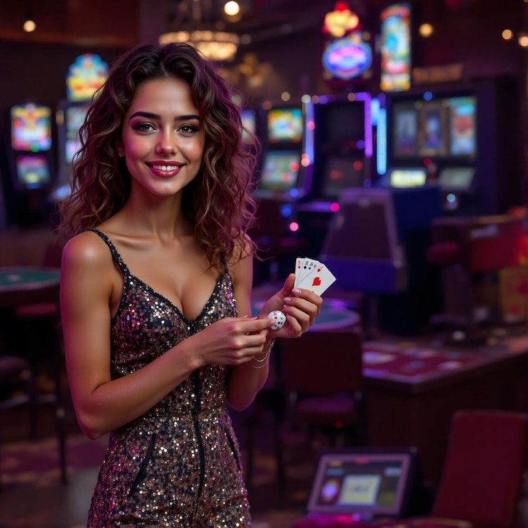 Live table view with dealer and game interface